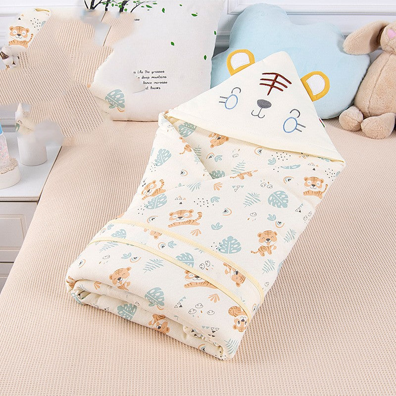 The Essential Summer Thin Section Spring And Autumn Cotton Double Wrapped Towel for Your Baby